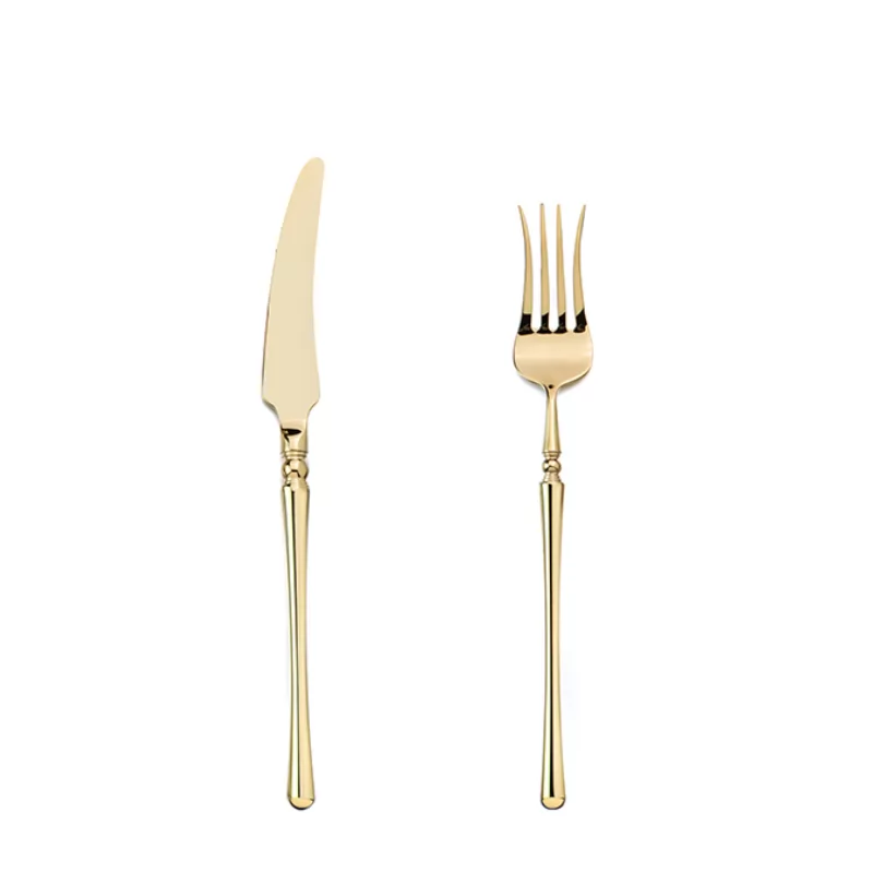 Golden knife + fork