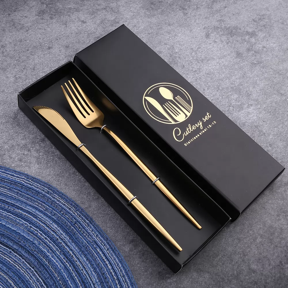 Golden knife and fork