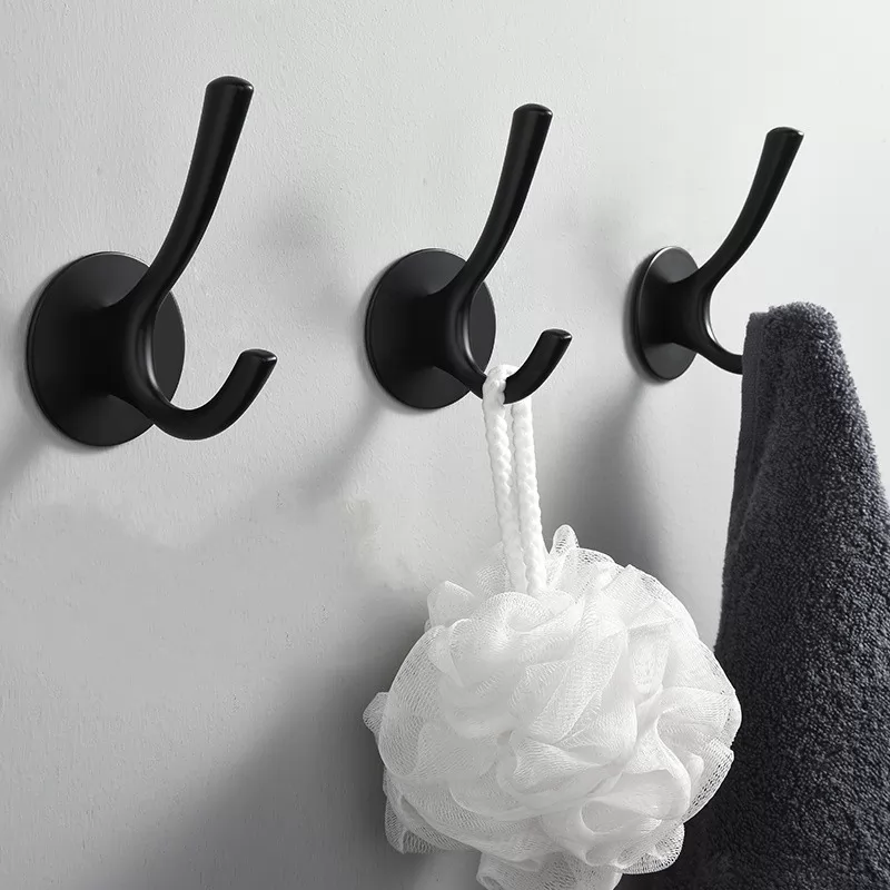 Clothes hanger hook strong viscose wall-mounted porch punching-free clothes hook coat hook single hook