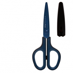 Super titanium plated blue scissors