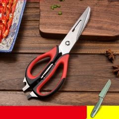 Kitchen scissors without a set of fruit knife