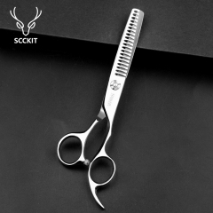 Fish bone tooth scissors