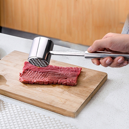 Stainless steel household beef hammer steak hammer pork chop loose meat hammer beating meat hammer