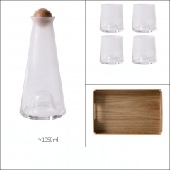 6 sets of frosted conical water tools