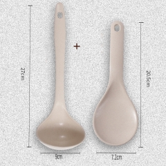 Spoon + round spoon