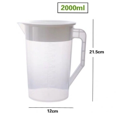 White flat cover 2000ml