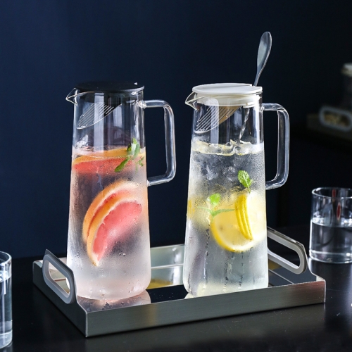 Glass cold water pot household Japanese high temperature resistant explosion proof large capacity herbal tea boiled water