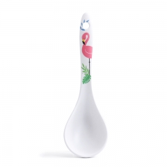 Flamingo serving spoon