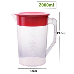 Pink flat cover 2000ml