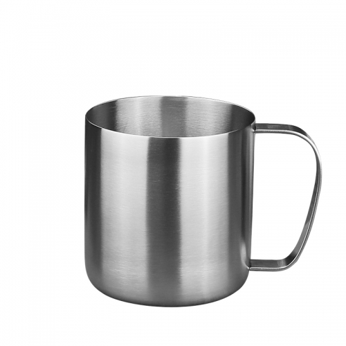 304 stainless steel cold cup single layer drinking cup with handle beer cup mouthwash cup