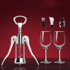 Upgrade + wine stopper + wine pouring device + paper cutter + wine cup