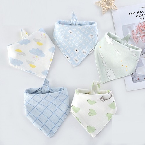 Baby cotton BIB spring autumn winter newborn baby scarf baby bib bib bib baby triangle scarf