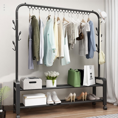 Simple chest iron frame bedroom combination hanging chest save space