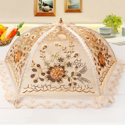 Cover dish cover household foldable leftovers table cover food cover fly dust proof bowl cover table cover