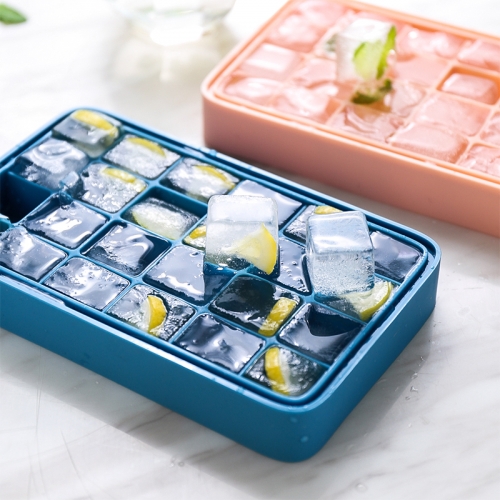 Ice cube mold made of silica gel ice box refrigerator ice box household ice cube mold with lid