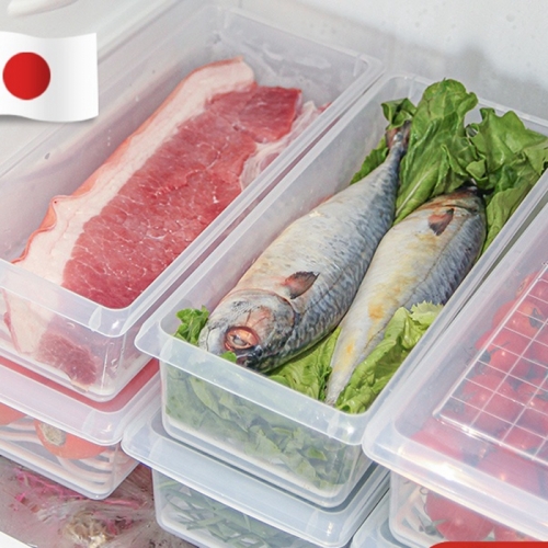 Kitchen refrigerator fresh-keeping box freezer cold storage finishing box storage box fish household with cover