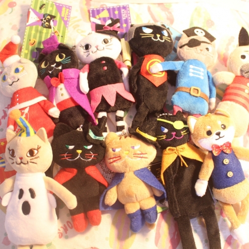 Cartoon angel cat Plush Doll Pumpkin Man skeleton Man Doll