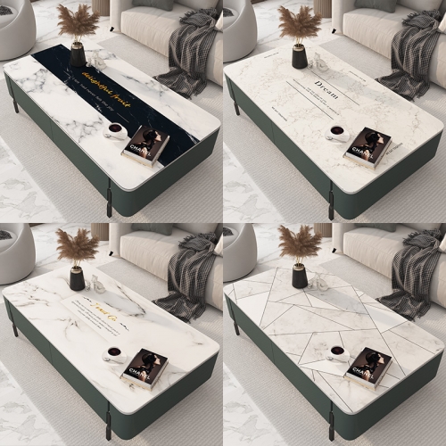 Living room coffee table tablecloth waterproof, oil-proof and hot-proof soft glass table mat PVC