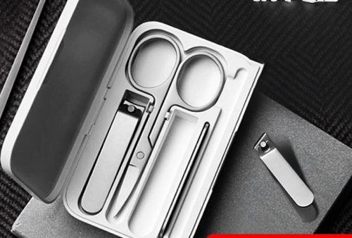 Xiaomi Nail Clipper five-piece suit Mijia Nail Clipper household stainless steel men and women portable nail clipper pedicure