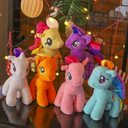 Colorful ponies, unicorns, plush toys, girls, dolls, dolls, wedding gifts, birthday gifts