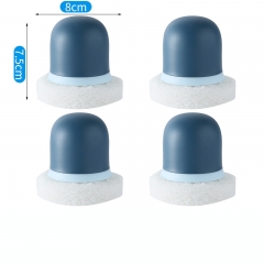 Short handle sponge blue -4 PCs