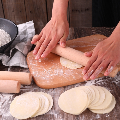 Rolling pin solid wood beech large dumpling wrappers household trumpet stick