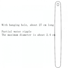 Part of the water ripple is 27cm with holes and both ends are fine