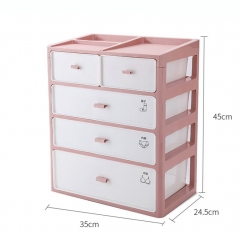 Pink three in one+two small drawers