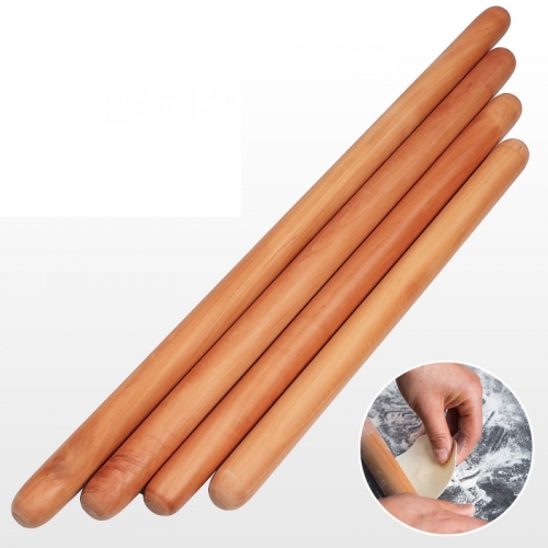 Large bold jujube rolling pin solid wood household dumpling skin noodle pressing stick handmade noodles