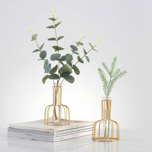 North Europe transparent glass vase ornaments