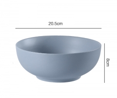 Blue 8-inch bowl