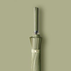 Fiber willful umbrella bone-matcha green