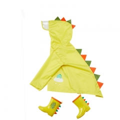 Two piece yellow dinosaur set