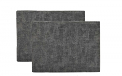 PU- dark gray table mat 43*30 pieces