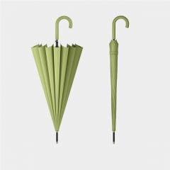 Curve handle 16 bone umbrella matcha