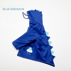 Blue dinosaur raincoat