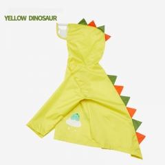 Yellow dinosaur raincoat