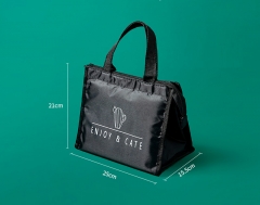 Bento bags are black