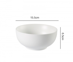 White 6-inch bowl