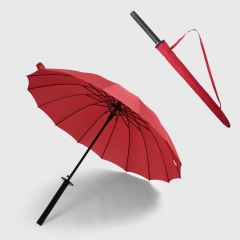 Bone knife umbrella Chinese red