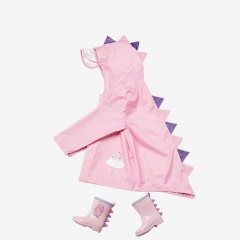 Two piece pink dinosaur set