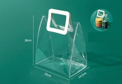 Transparent bento bags are large