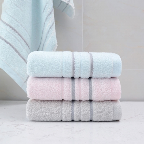 Large towel pure cotton face wash bath adult men and women's handkerchief thickened, water absorption soft, no hair loss