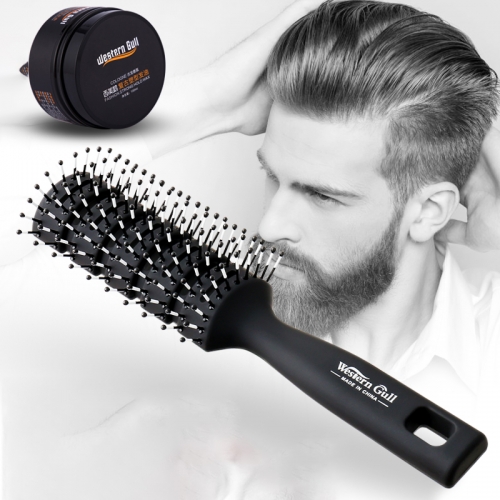 Comb men's special hairstyle spareribs comb curl comb back hair fluffy modeling artifact