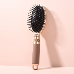 Oval air cushion comb gold