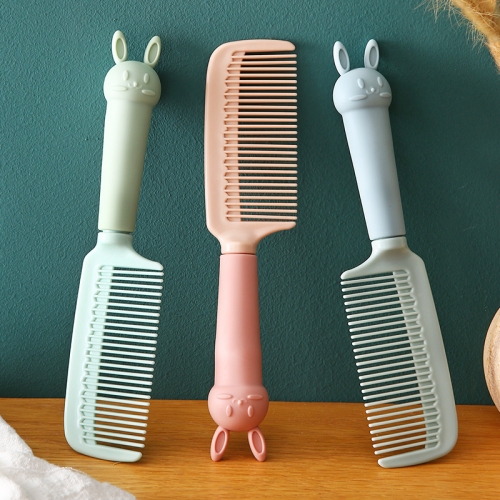 Cute comb cartoon girl hairdressing comb girl fairy comb portable long hair Shun hair antistatic comb