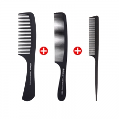 Big knife comb + Apple comb + pointed tail comb