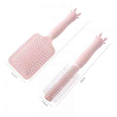 Square comb + cylinder curl comb