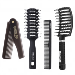 Folding + grey inserting + Black bending + double side comb