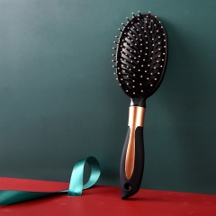 Oval air cushion comb black